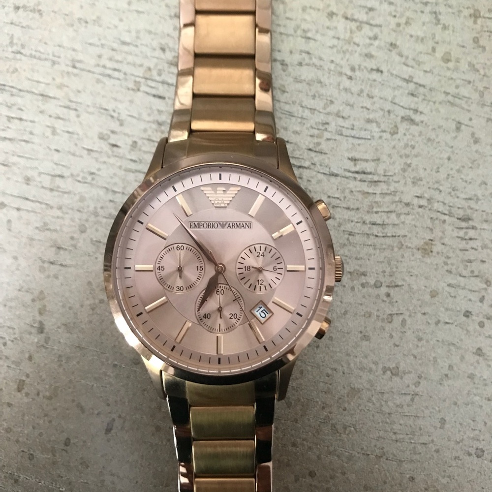 Emporio Armani Rose Gold Watch